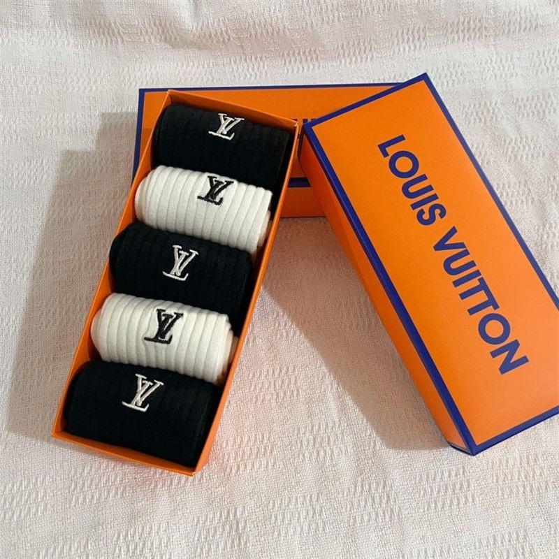 ブランドLv コットン 靴下 メンズ
