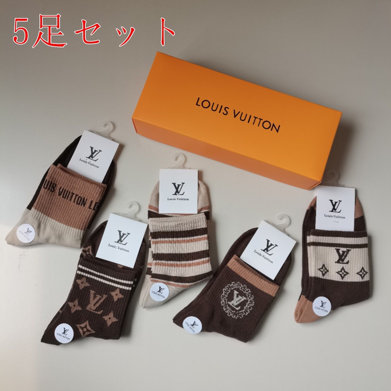 ルイヴィトン ソックス 綿製