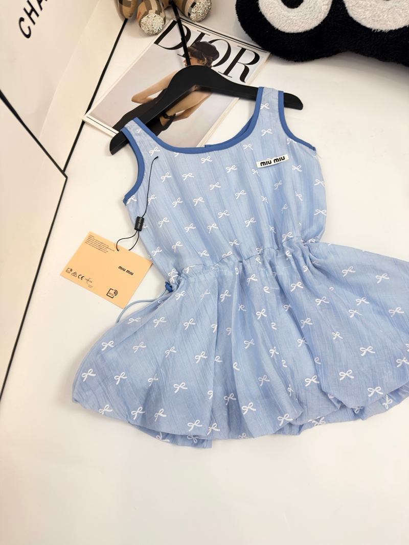 ミュウミュウ子供タンクワンピース