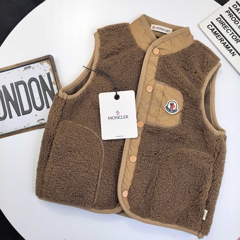 Moncler子供ボアベスト