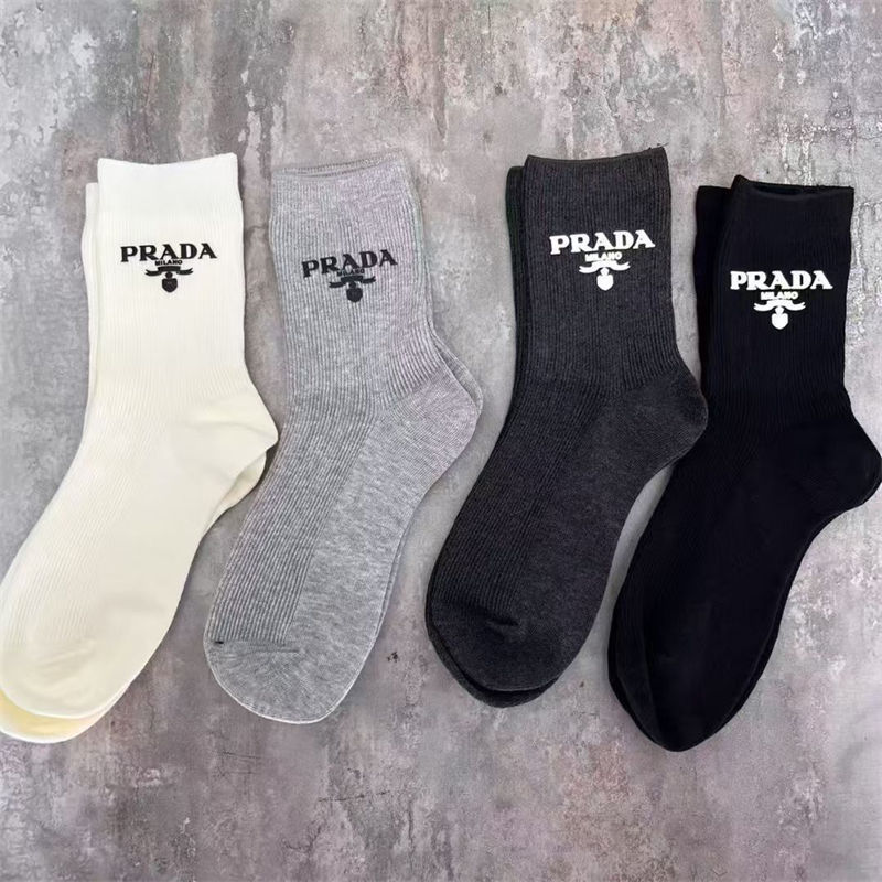 ハイブランドプラダ ソックス 綿製