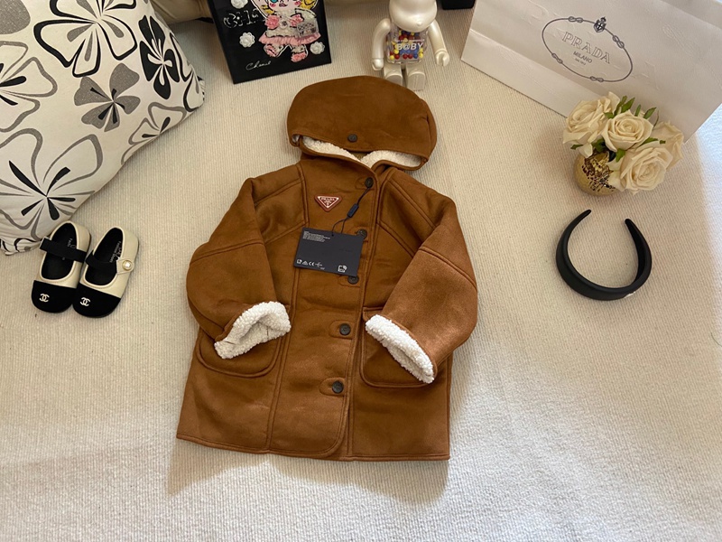 Prada子供フリースコート