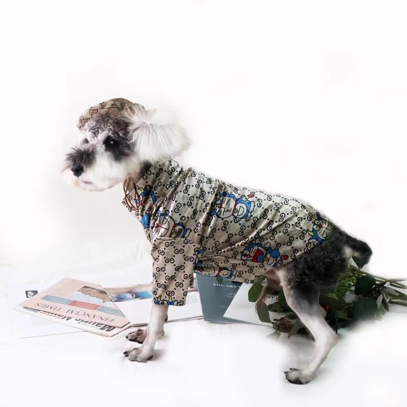犬服✨ドラえもん　ピンク　L　ドッグウェア　ペット服　犬の服　0192