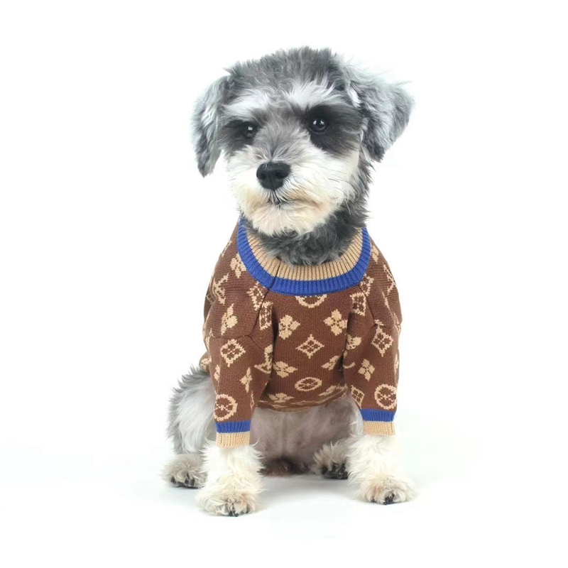 ブランド犬服贅沢ルイヴィトンペットウェア犬セーターペットの秋冬服