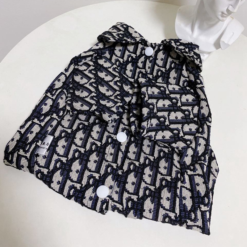 ディオールブランド猫パーカー tシャツ 秋冬コート 暖かい ファッション 子犬の服