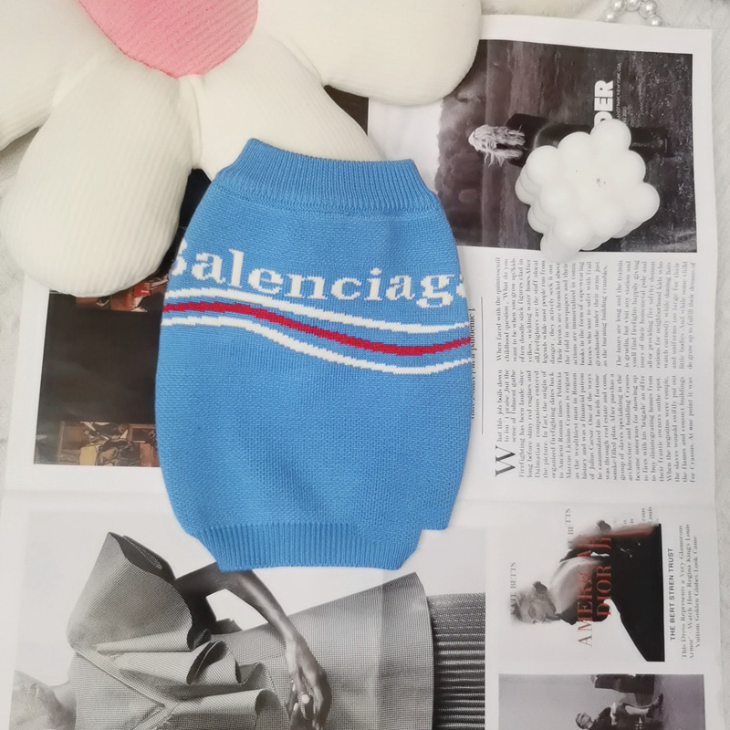 Balenciagaブランド犬服 猫の服 ペット用セーター 秋冬用 おしゃれ