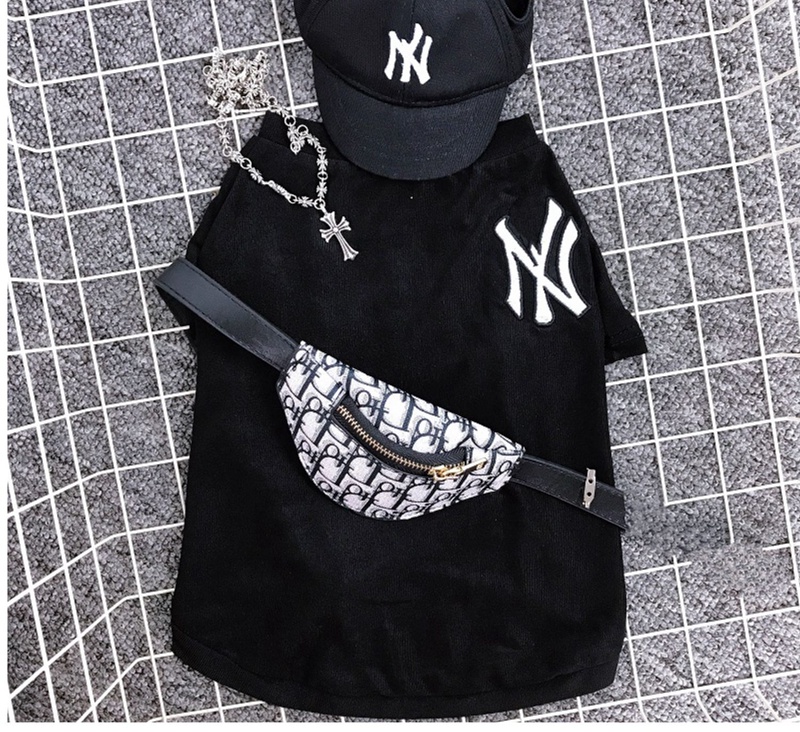 ブランド MLB ペット用品 犬服 Tシャツ 薄手シャツ 通気性強い ドッグスウェットシャツ 刺繍ロゴ付き ファッション 日焼け止め生地 猫ウェア 脱毛保護 おしゃれ