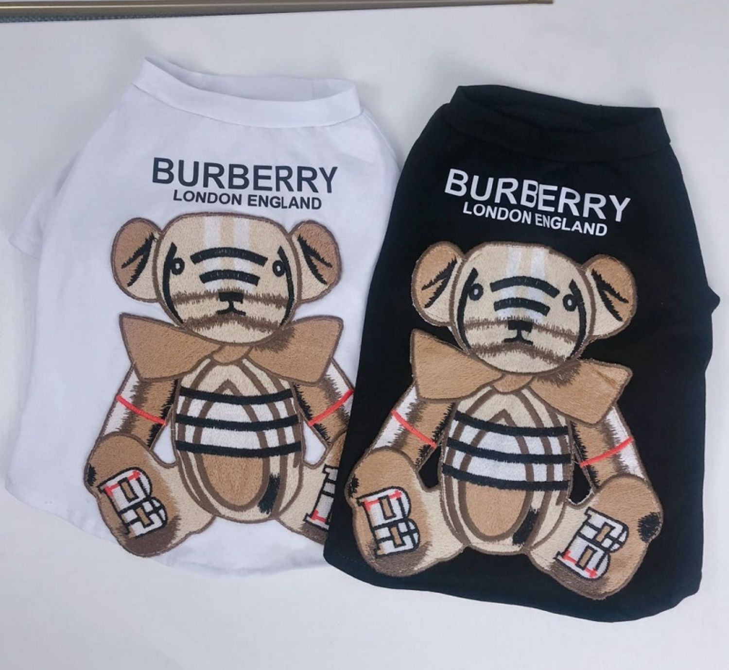  Burberryペットの服 犬用 ネコウェア 夏 犬服 おしゃれ