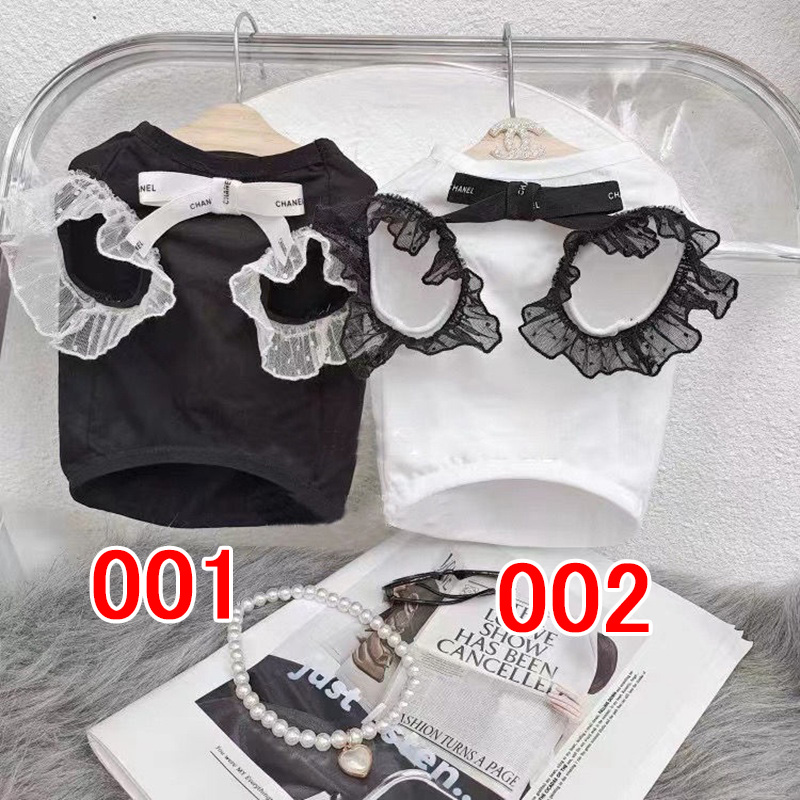 Chanel ペット 猫服 犬服 tシャツ シャネル 洋服