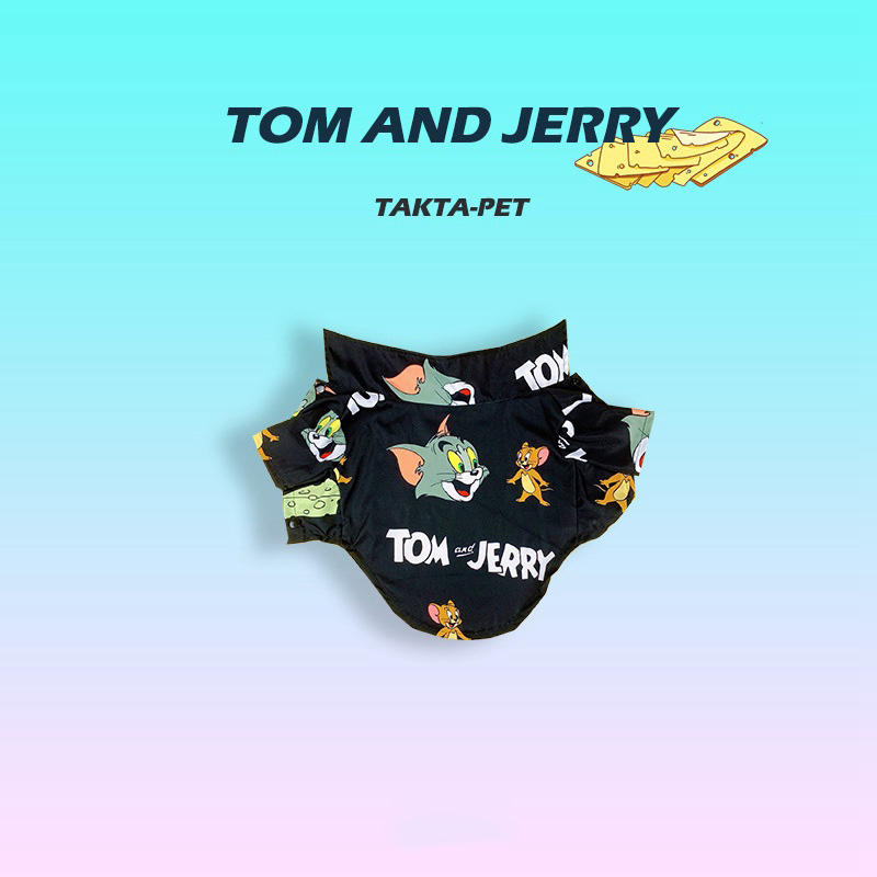 Tom&Jerry ドッグ 春夏服 ファッション かわいい 犬シャツ 通気性
