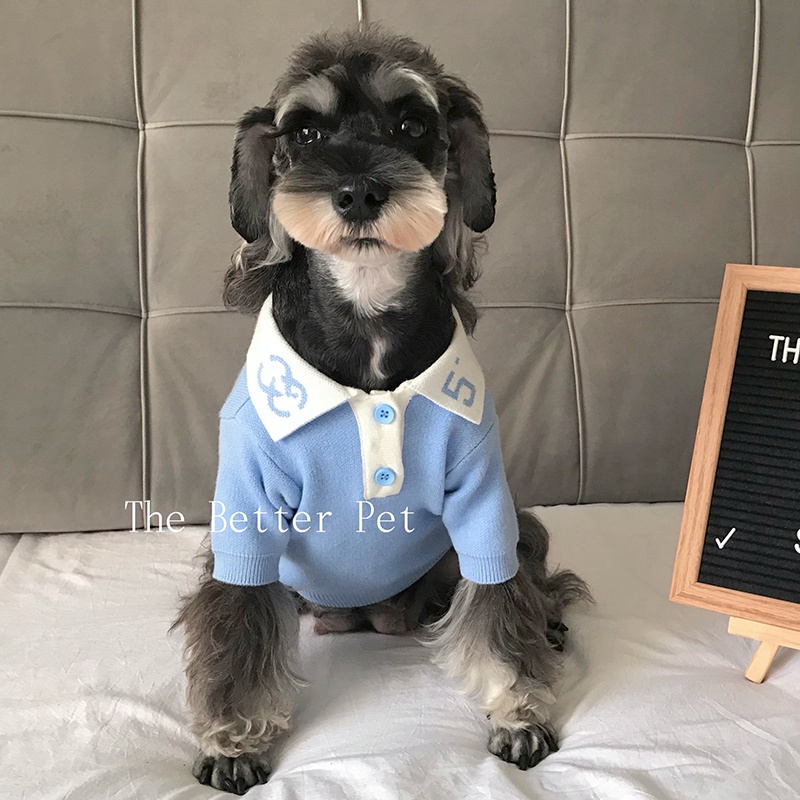 CHANEL 犬用 セーター 犬 服 ニット