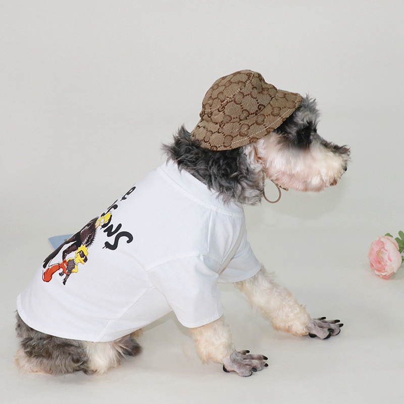 ハイブランドペット用デニム帽子 犬用ハット 薄い犬夏帽子