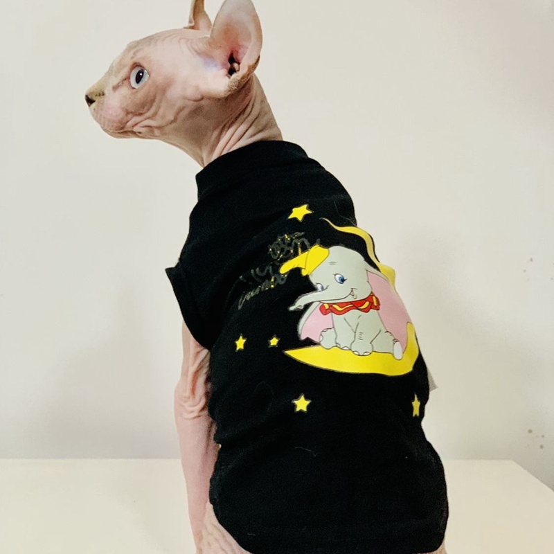 LOEWE 猫用品 ネコ服 無袖シャツ ロエベ 子犬服 tシャツ