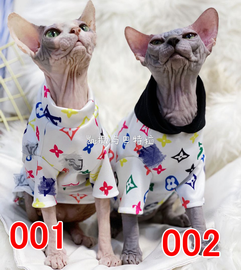 ルイヴィトン 猫の用品トレーナーシャツ