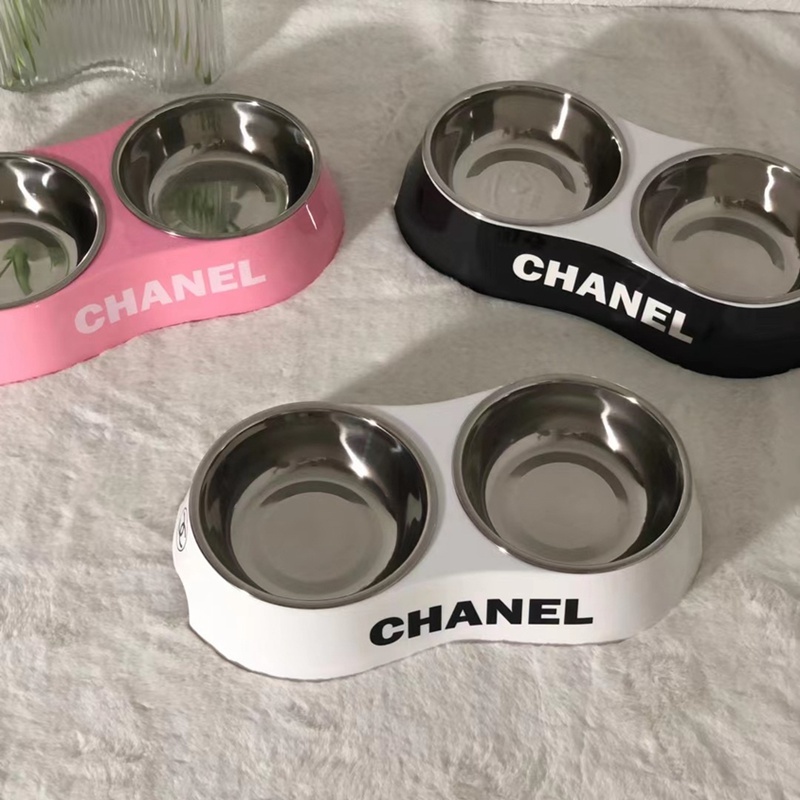 CHANEL ペット用 両用ボウル