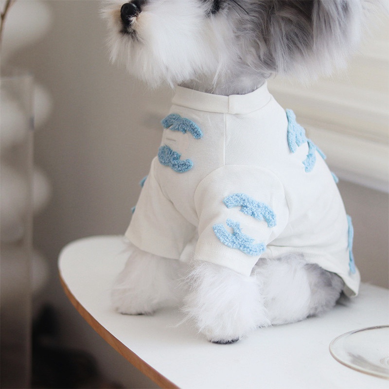 ハイブランド Chanel ペット服 犬の服 半袖