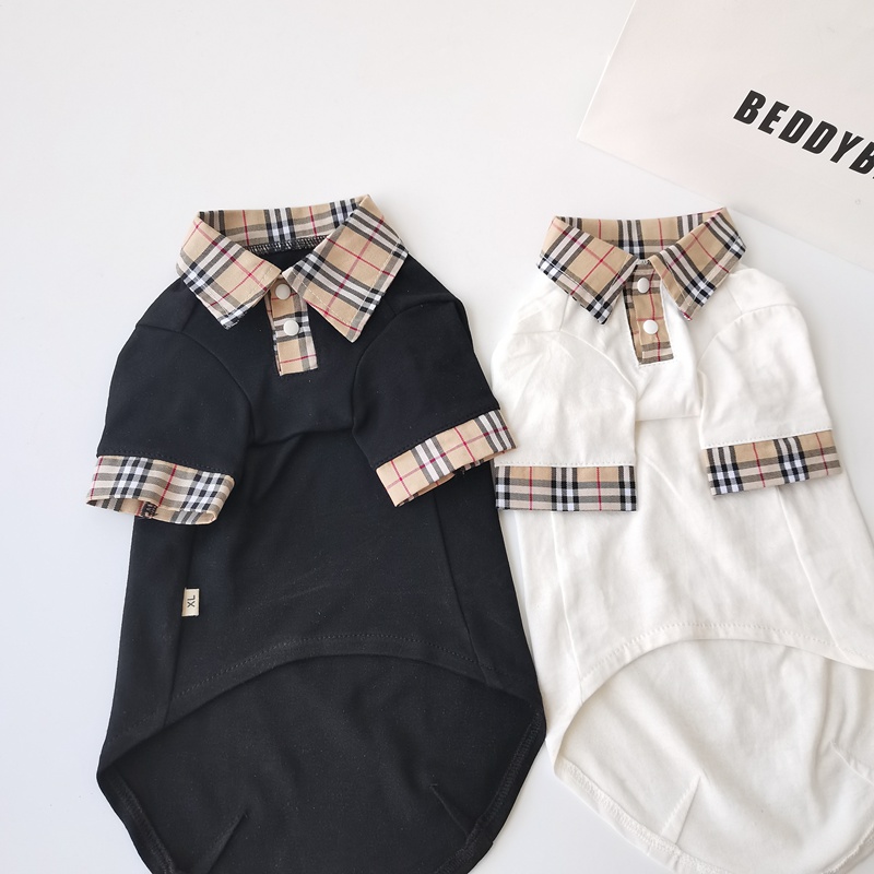 ブランド Burberry ペットウェア 猫服 Tシャツ 