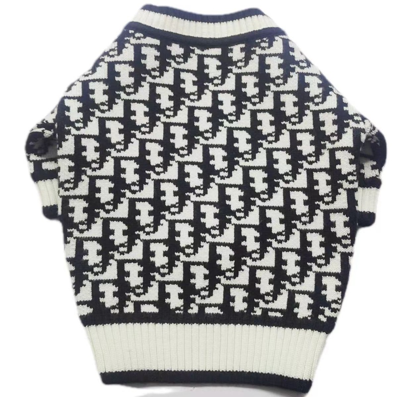 ディオール ブランド ペット服 猫 犬 セーター