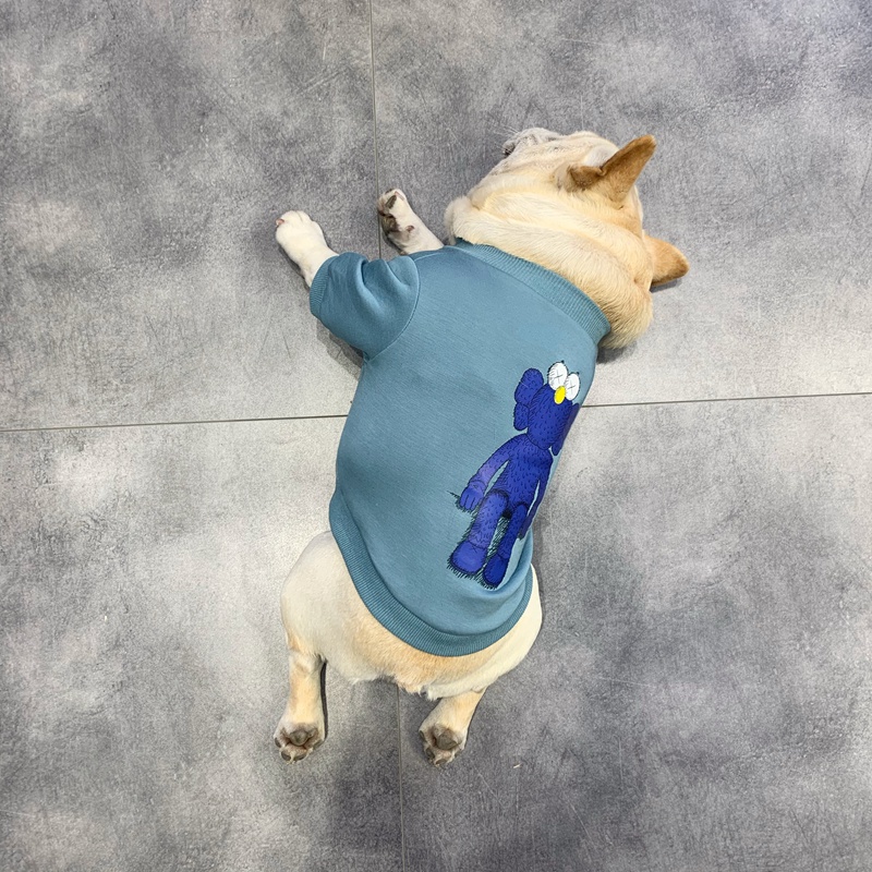 KAWS 犬 冬のインナーシャツ 猫用スウェット