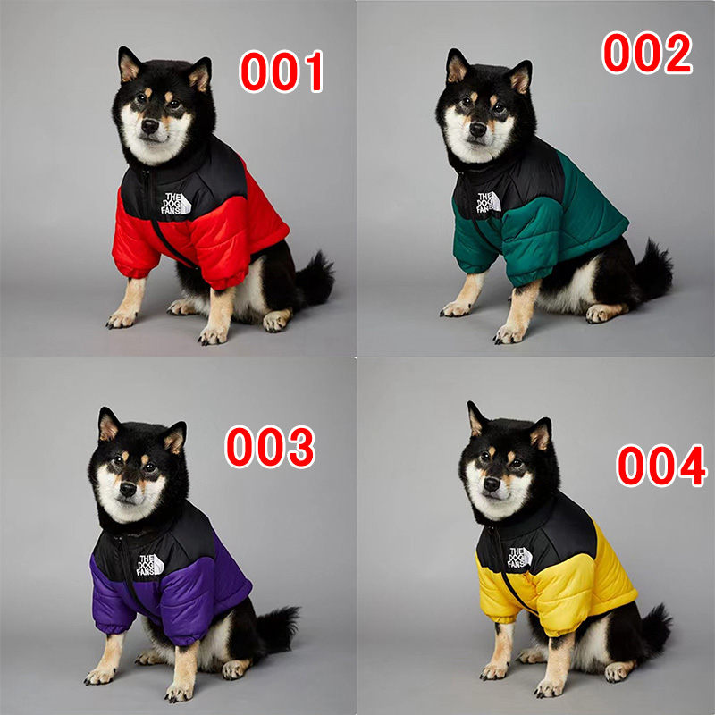 the north face ブランド風 犬服 中綿コート ザノースフェイス