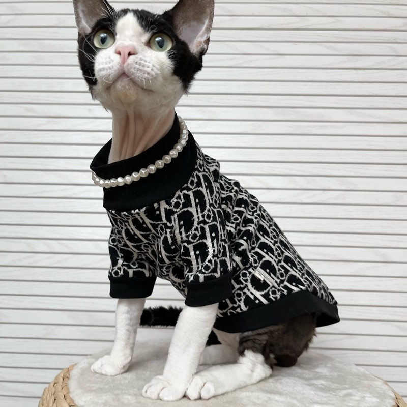 ディオール ブランド ペット服 猫のパーカー