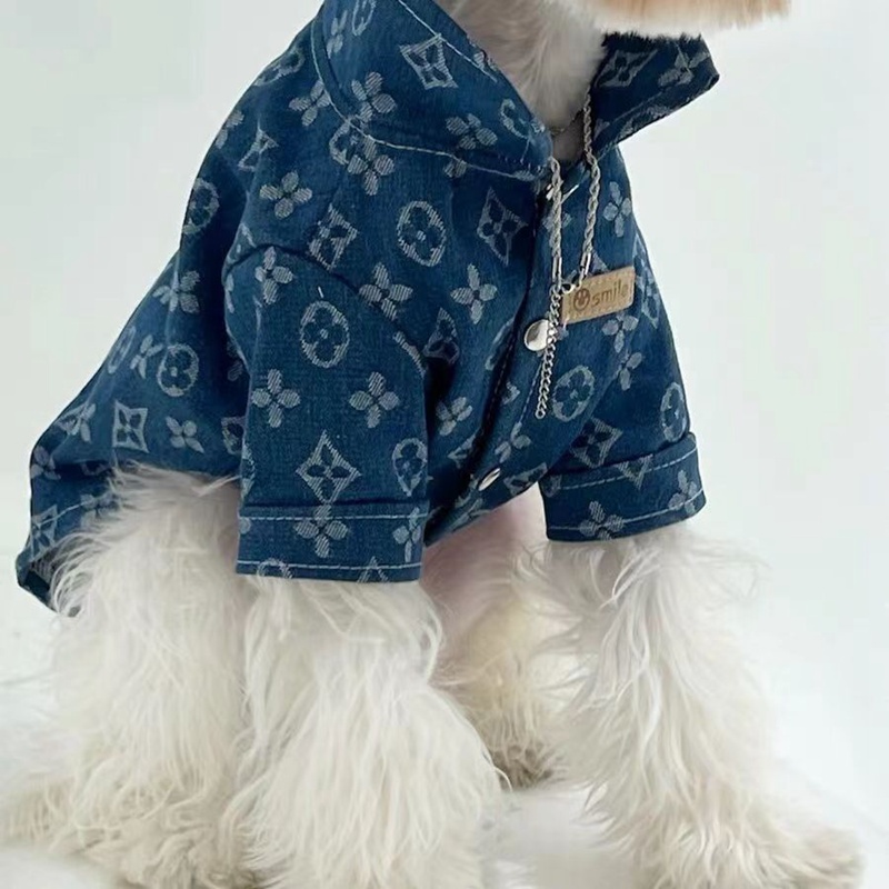 LV ブランド 犬服 tシャツ デニムジャケット