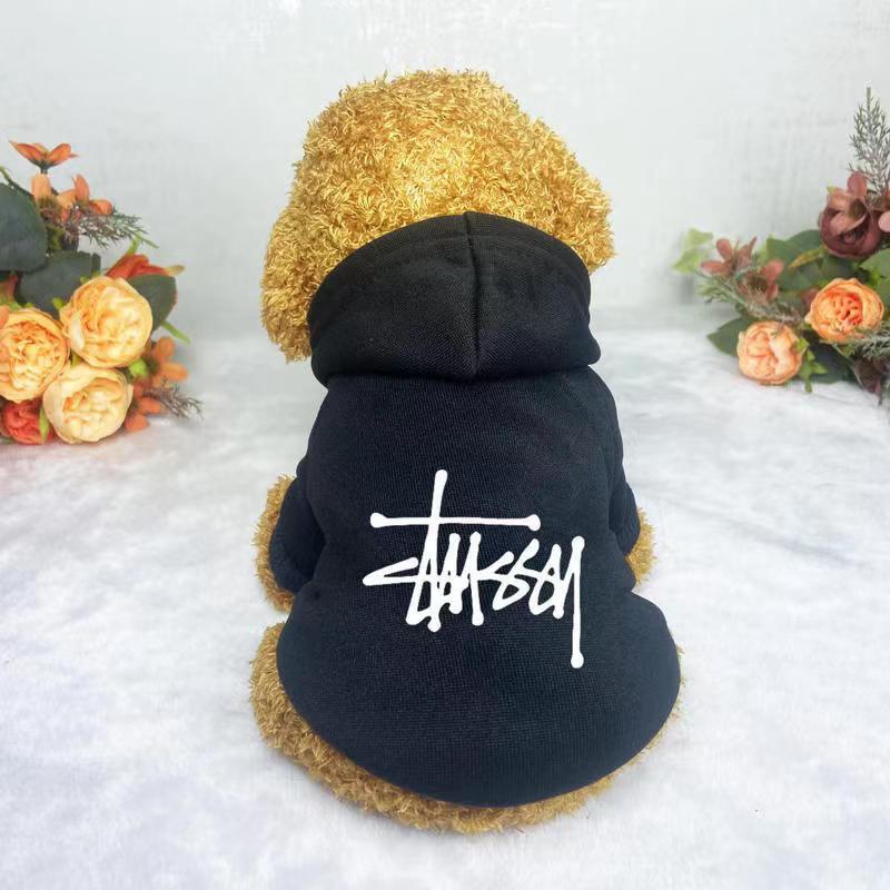 テューシー ペット服 犬猫服 stussy ドッグパーカー