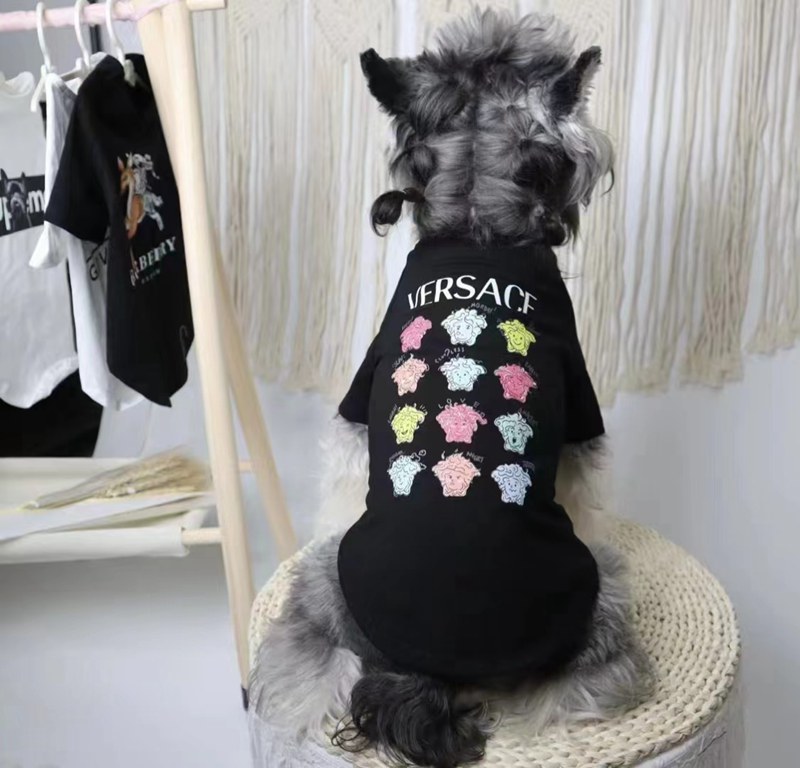 ブランド Versace 犬服 春夏 ｔシャツ 