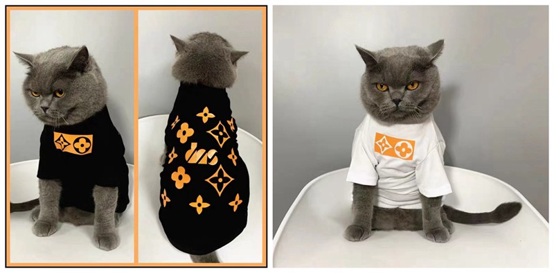 Lv ルイヴィトンペット洋服パロディ犬ウェア